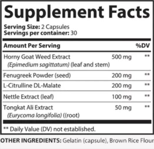 InnovaBoost Ingredients