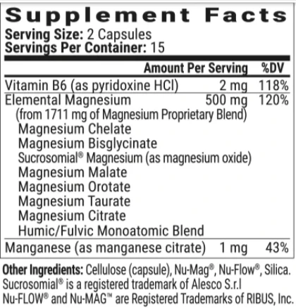 Magnesium-Breakthrough-Supplement-Facts