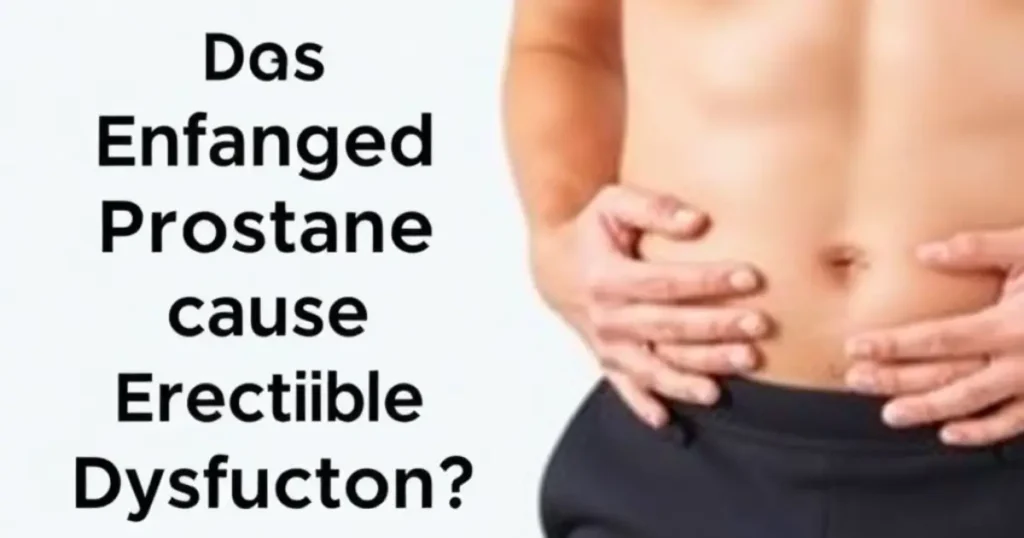 Does Enlarged Prostate Cause Erectile Dysfunction